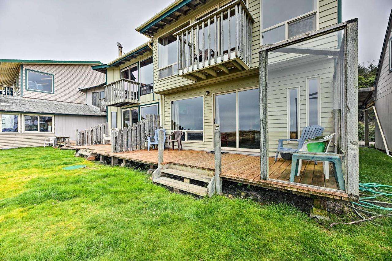 Sanderling Sea Cottages, Unit 3 With Private Balcony Waldport Exterior photo
